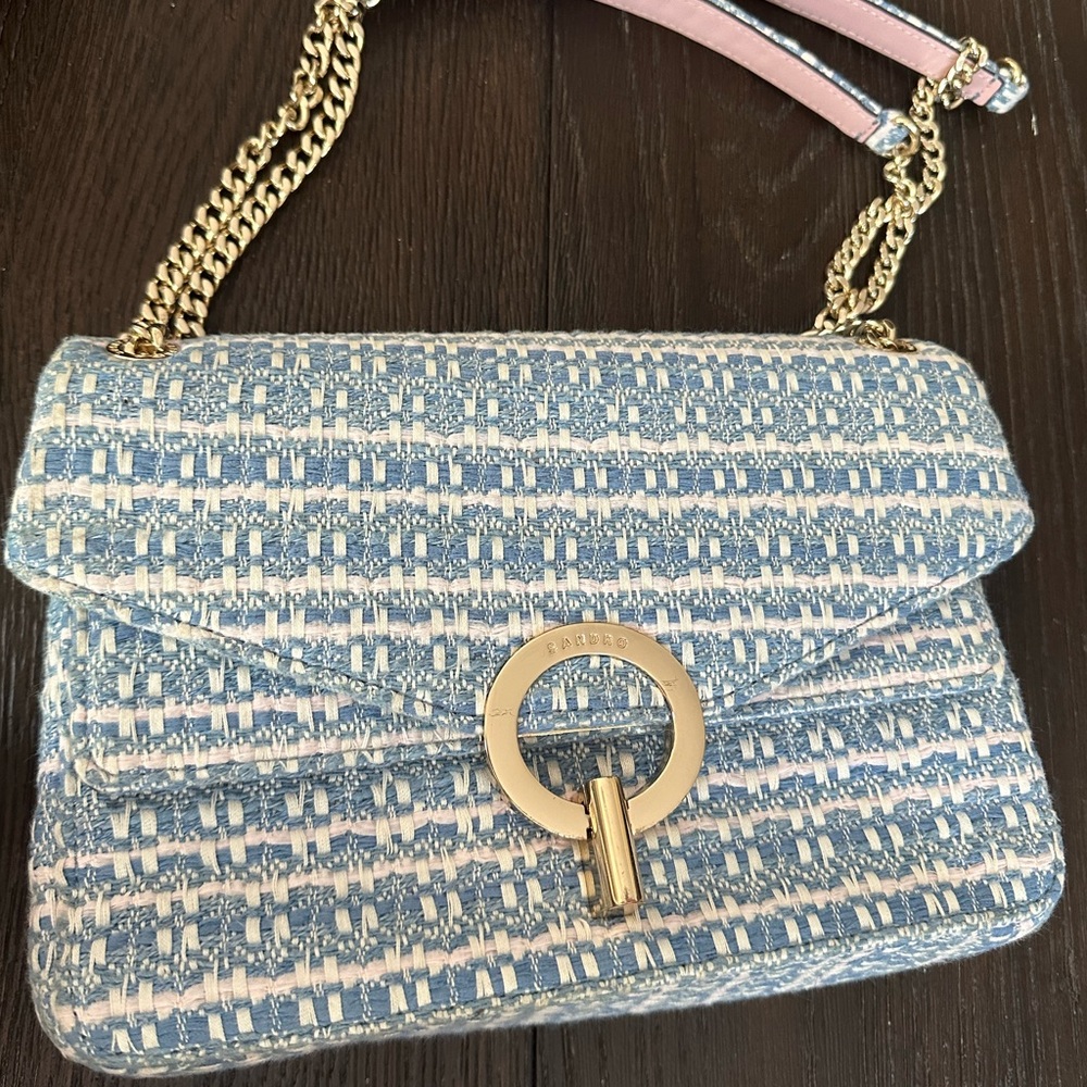 New Sandro tweed purse